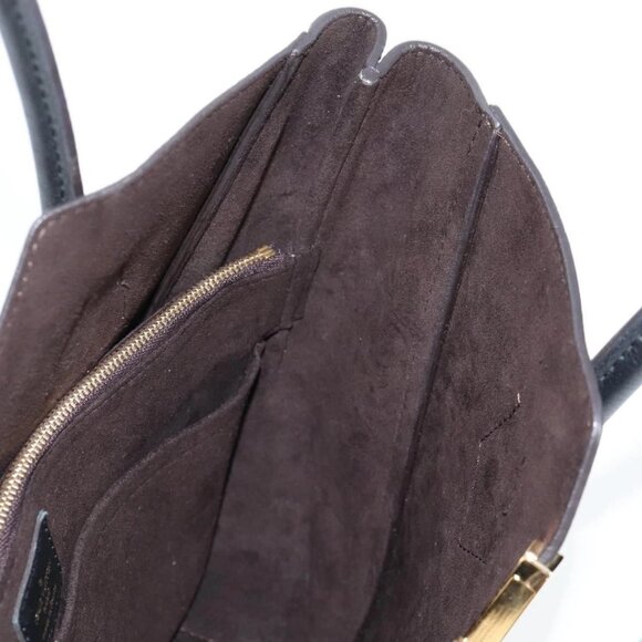 LOUIS VUITTON Monogram Kimono PM Tote Bag 2way Black M41855 LV Auth 118925M - Picture 12 of 16